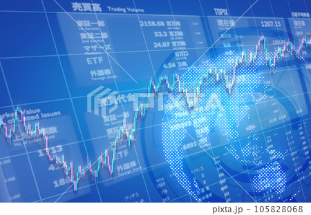 経済イメージ素材 経済イメージ素材 105828068