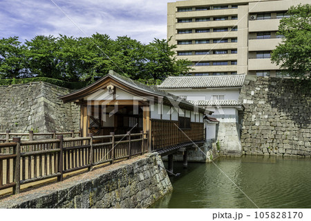 福井城址 御廊下橋と山里口御門 福井県福井市 福井城址 御廊下橋と山里口御門 福井県福井市 105828170