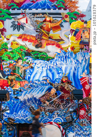 「青森県」豪華絢爛な山車の競演　八戸三社大祭・夏 105828379