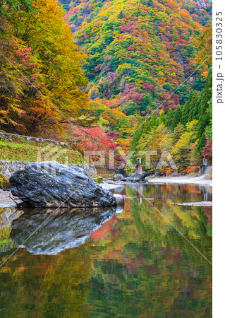 湯瀬渓谷（秋） 105830325