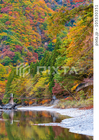 湯瀬渓谷(秋) 湯瀬渓谷(秋) 105830351