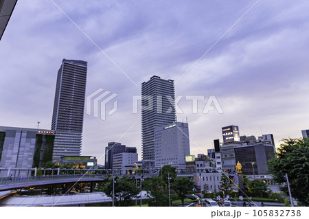 岐阜市街地　岐阜駅北口　岐阜県岐阜市 105832738