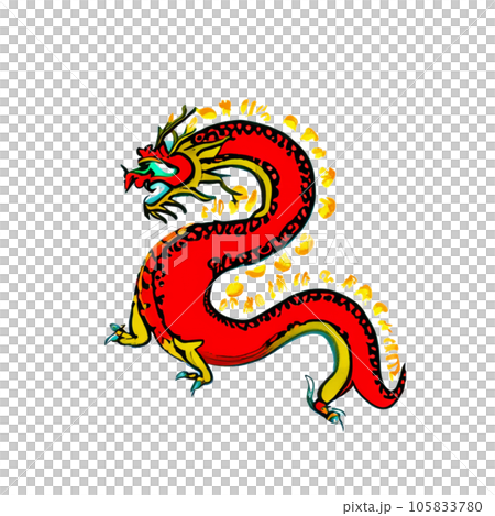 吉祥生肖龍 105833780