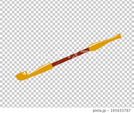 A simple illustration of a golden pipe A simple illustration of a golden pipe 105833787