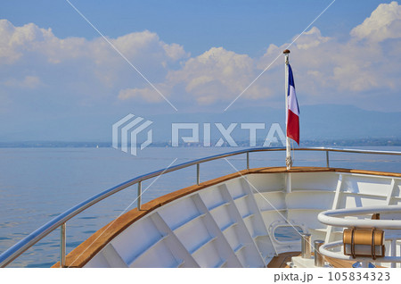 A landscape of Lake Geneva, Switzerland 105834323