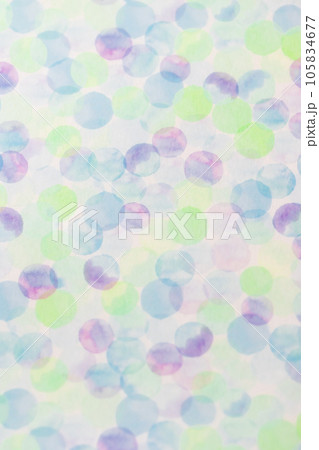背景素材・パステルカラーのドット 105834677