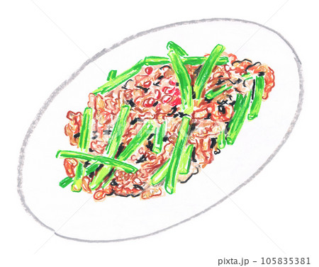 ニンニクと豚肉炒め ニンニクと豚肉炒め 105835381