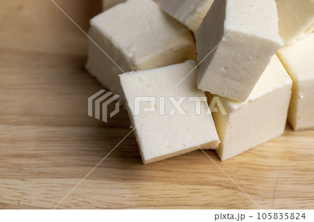 White cream cheese for making salads 105835824