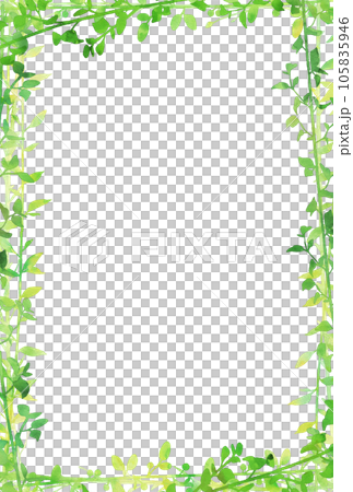 Background material_watercolor_plant 105835946