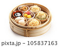 Dim Sum On Isolated White Background 105837163