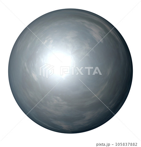 立体(3D)「1Ball/1つの球体・ボール 」シルバー,銀 立体(3D)「1Ball/1つの球体・ボール 」シルバー,銀 105837882