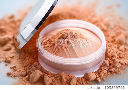 Scattered powder in a box. 105839746