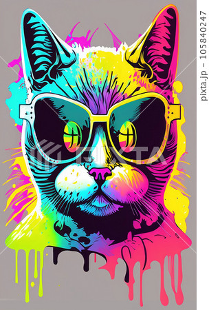 a Cool Cat Sunglasses Kitty 105840247