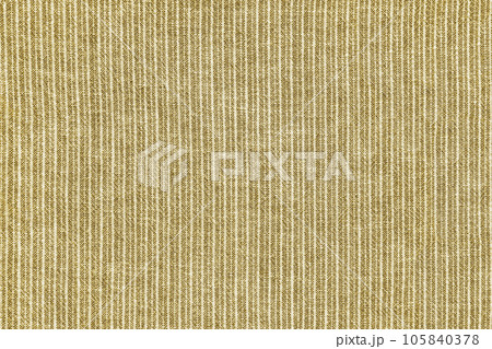Natural yellow linen texture with striped pattern as background, wallpaper 105840378