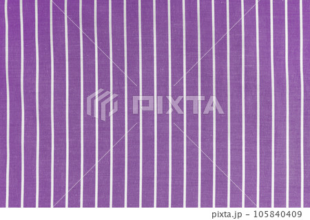 Violet white striped fabric texture background with copy space Violet white striped fabric texture background with copy space 105840409
