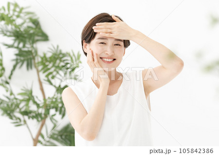 女性 美容 さわやか 女性 美容 さわやか 105842386