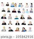 Realistic character illustrations that can be used in a variety of business situations 02 105842916