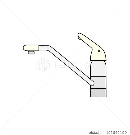 シングルレバー式混合水栓(キッチン用蛇口、ストレート) シングルレバー式混合水栓(キッチン用蛇口、ストレート) 105843190