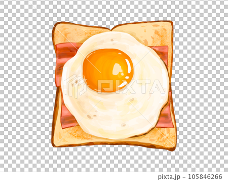 トースト 上から ベーコンエッグ 食パン パン 朝ごはん 朝食 モーニング 焼きたて こんがり トースト 上から ベーコンエッグ 食パン パン 朝ごはん 朝食 モーニング 焼きたて こんがり 105846266