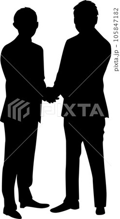 トップの信頼の握手 105847182