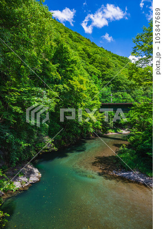 景勝地　夏の巴淵 105847689