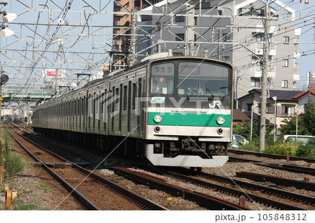 埼京線205系(2番編成)の国府津への回送(藤沢~辻堂駅間にて) 埼京線205系(2番編成)の国府津への回送(藤沢~辻堂駅間にて) 105848312