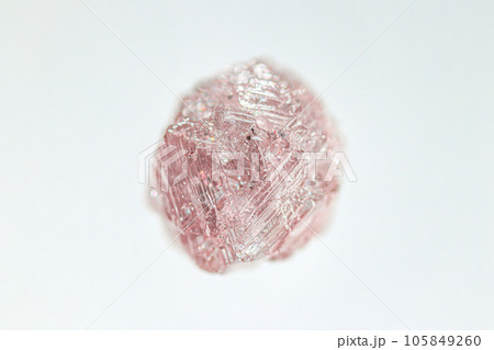 Rough pink diamond crystal Rough pink diamond crystal 105849260