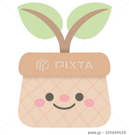 Young plant character 105849529