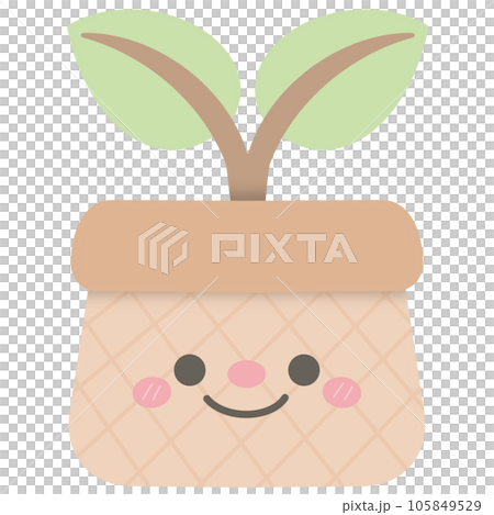 Young plant character 105849529