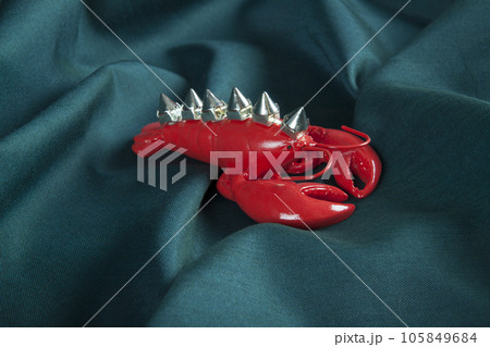 a punk style lobster and reveted spikes a punk style lobster and reveted spikes 105849684