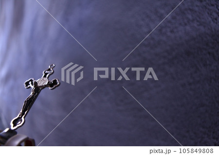 Metal Church cross closeup 105849808