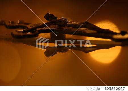 Metal Church cross closeup Metal Church cross closeup 105850007