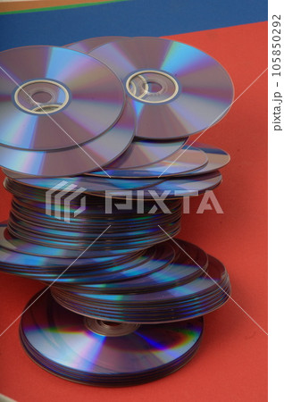 compact discs closeup compact discs closeup 105850292