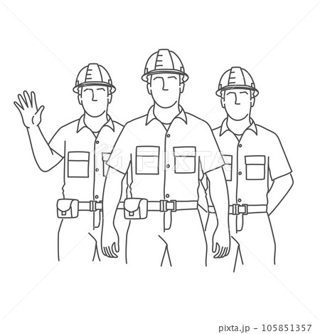 Team of builders Team of builders 105851357