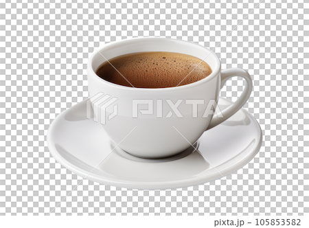Cup of coffee isolated Cup of coffee isolated 105853582