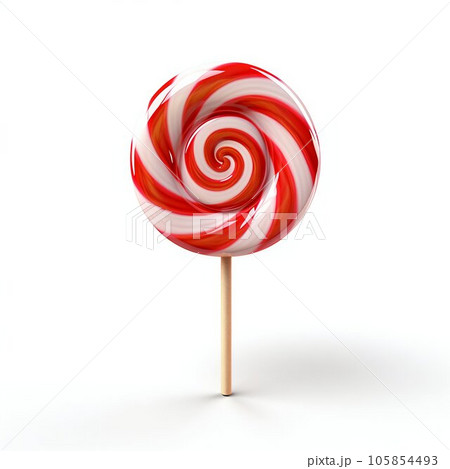 Lollipop Isolated on White Background. Generative ai 105854493