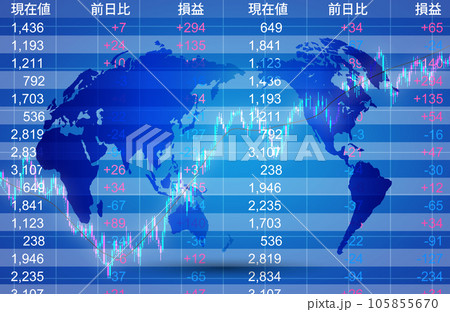経済イメージ素材 経済イメージ素材 105855670