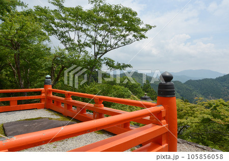 鞍馬寺　金剛床からの風景　京都市左京区 105856058