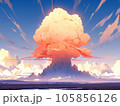 爆発実験の雲 105856126