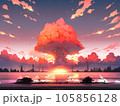 爆発実験の雲 105856128