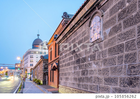 小樽運河 小樽市総合博物館運河館 小樽運河 小樽市総合博物館運河館 105856262