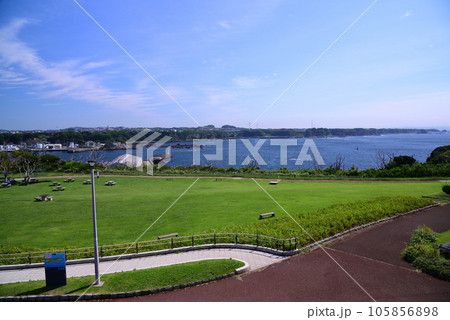 三浦半島先端の城ヶ島公園 105856898