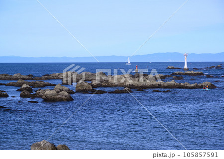 夏の湘南-葉山森戸海岸 夏の湘南-葉山森戸海岸 105857591
