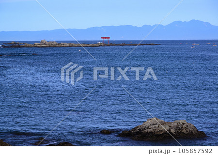 夏の湘南-葉山森戸海岸 105857592