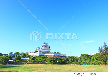 姫路市、国宝姫路城の風景 姫路市、国宝姫路城の風景 105860009