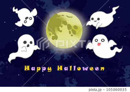 ハロウィンテンプレート 105860035