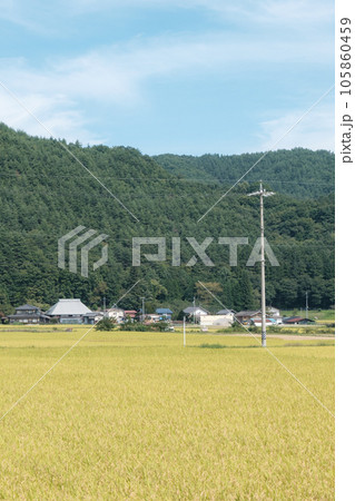 秋の田舎風景 秋の田舎風景 105860459