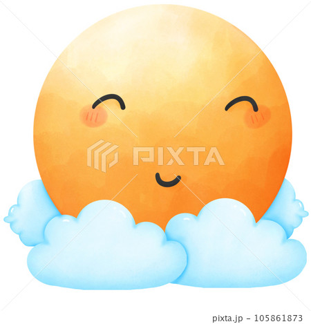 Happy smiling moon Happy smiling moon 105861873