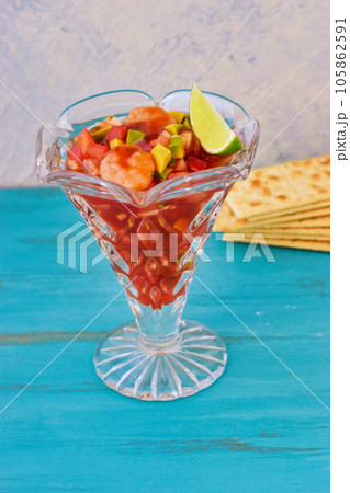 メキシコ料理のセビーチェ・アカプルケーニョ Ceviche acapulqueño メキシコ料理のセビーチェ・アカプルケーニョ Ceviche acapulqueño 105862591