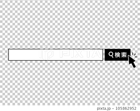 検索ボタンをクリックするイラスト 検索ボタンをクリックするイラスト 105862952